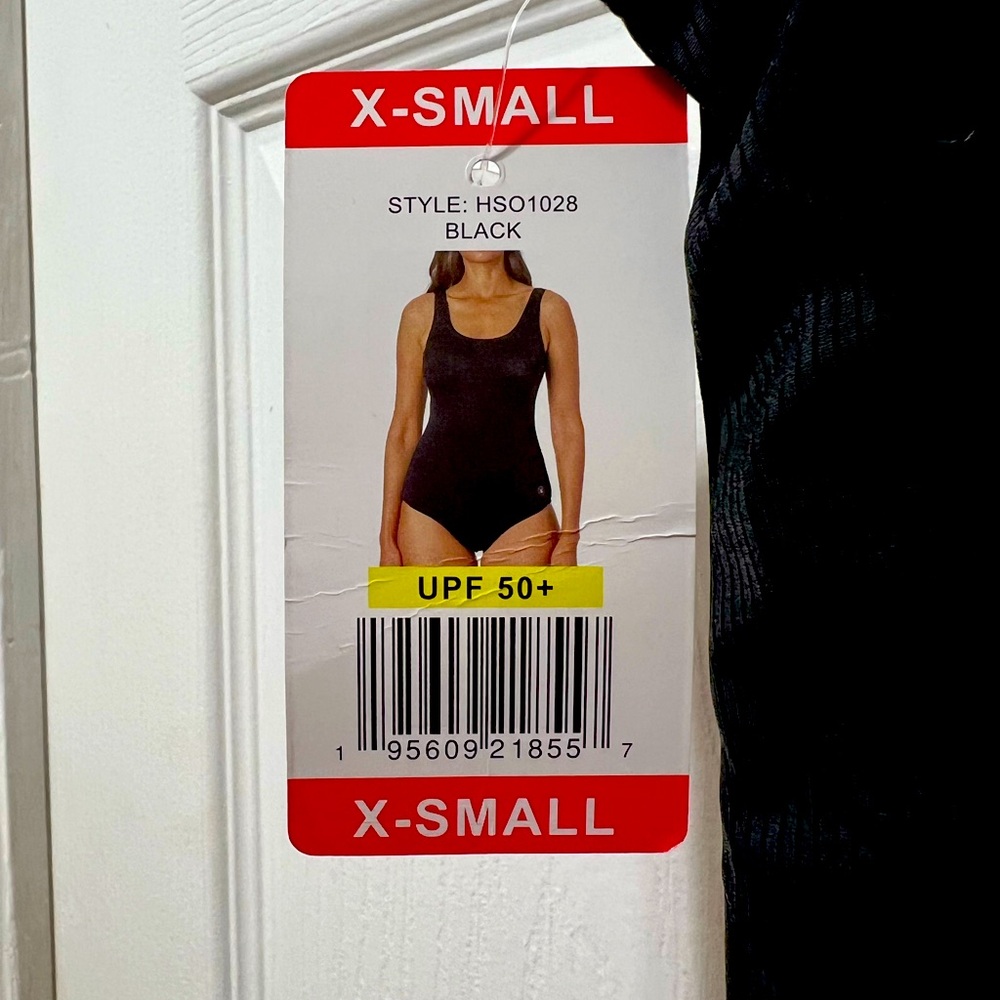 Hurley Moderate Ladies Swimsuit Sz XS Black